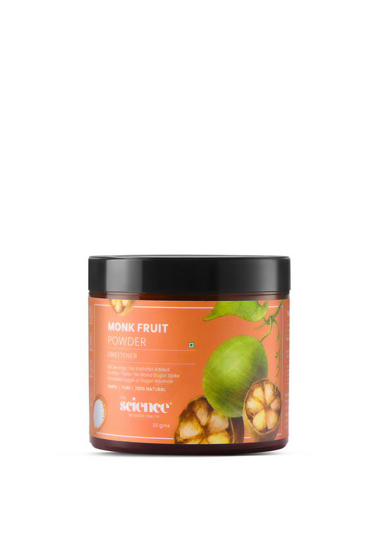 Monk Fruit Sweetener – 100% Pure and Natural Zero-Calorie Sugar Alternative