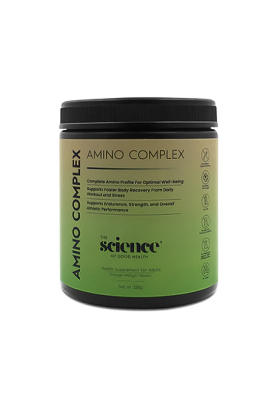 Amino Complex Supplement 228g | 7.8g Serving Size | Amino Acids & Electrolyte Blend