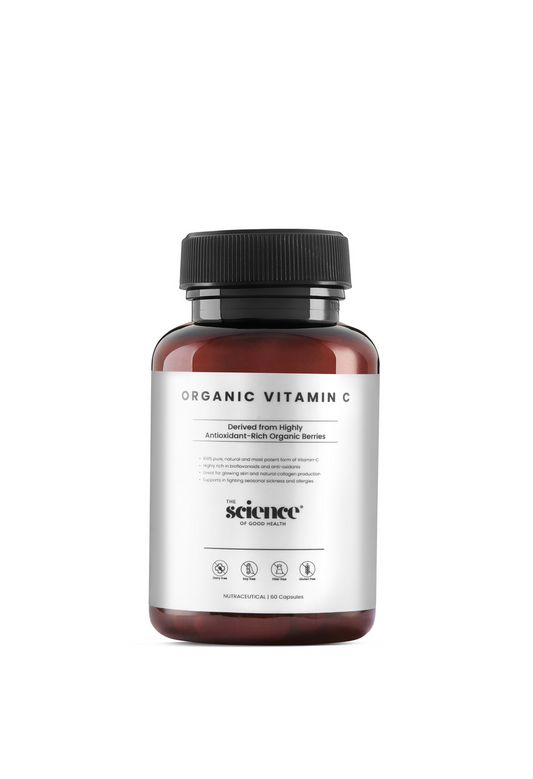 Organic Vitamin C – Immune Support & Antioxidant Supplement Optimal Metabolism – 60 Capsules