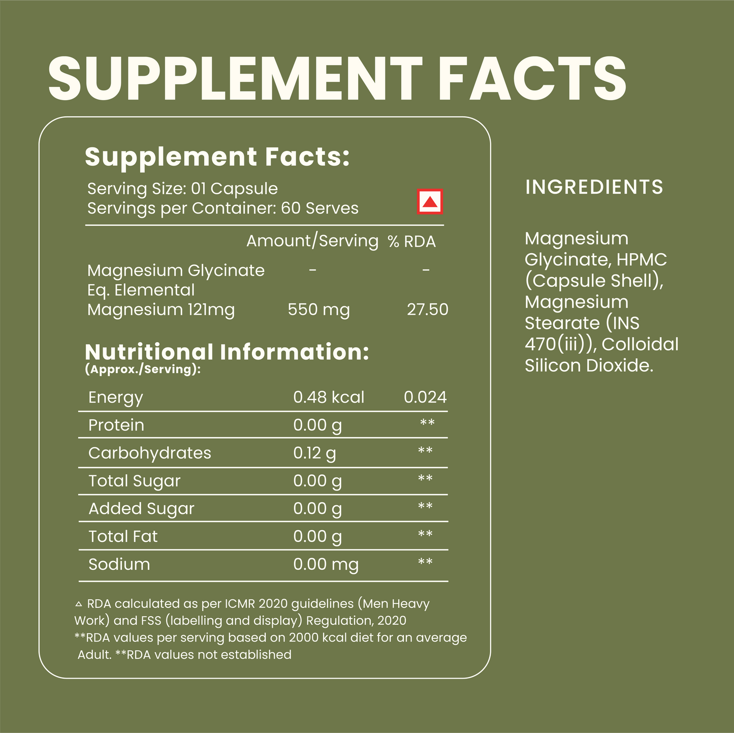 Blood Pressure Regulation Optimal Metabolism – 60 Capsules