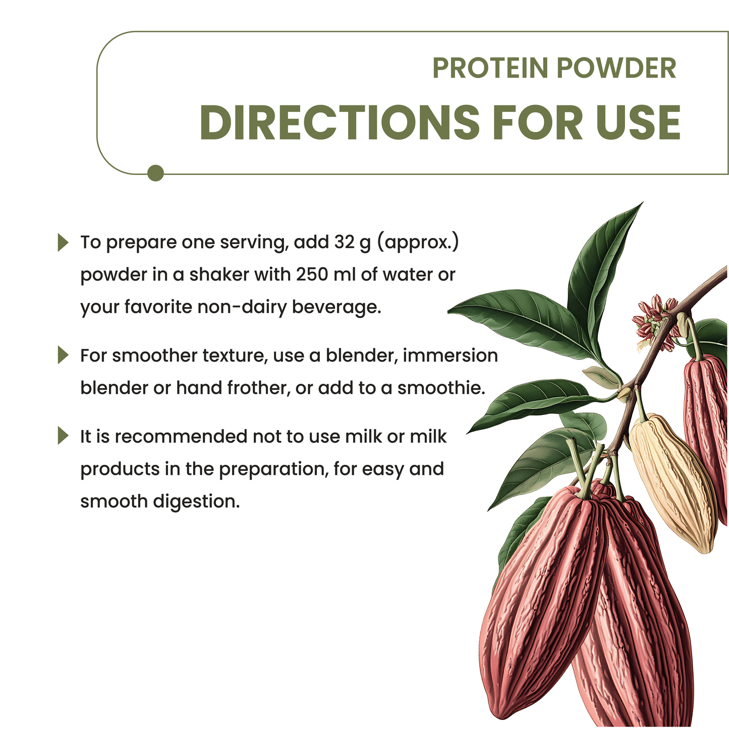 Vegan Chocolate Protein Powder – Plant-Based Muscle Recovery Protein Shake