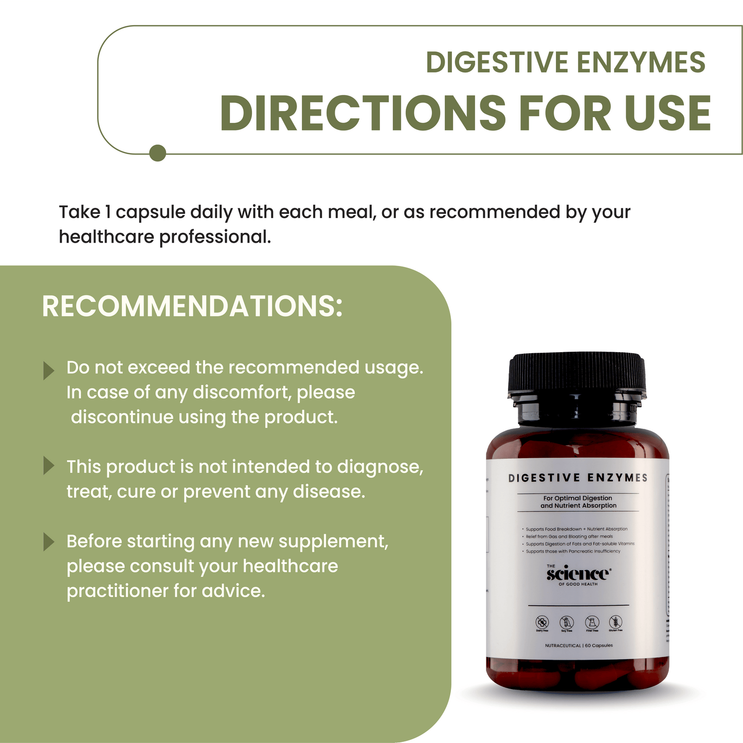 Digestive Enzymes Blend – Gut Health & Nutrient Absorption Support