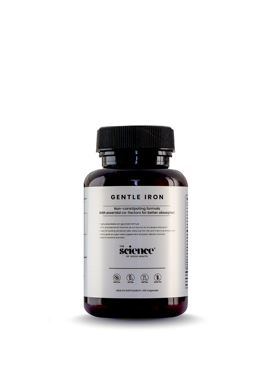 Gentle Iron Supplement – Non-Constipating Iron for Energy & Hemoglobin Support