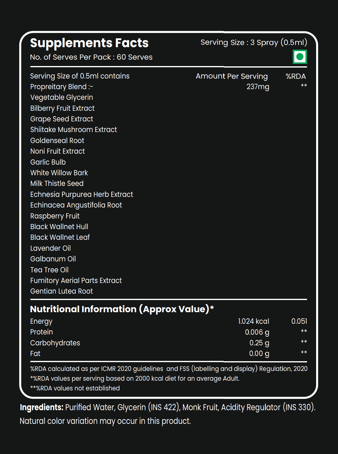 The Ultimate Throat & Allergy Relief Spray — 30 ml