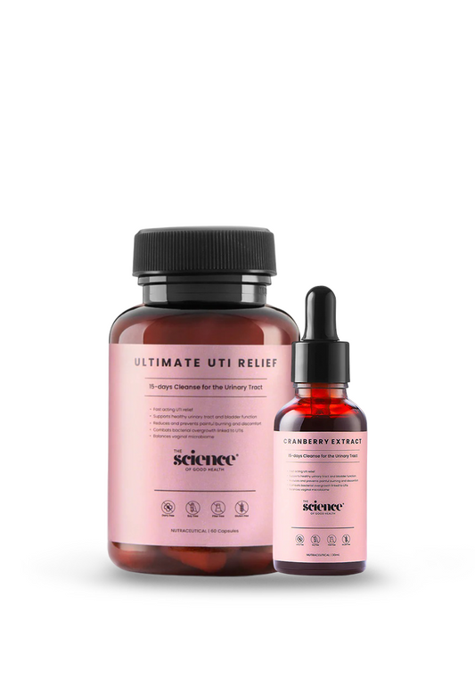 UTI Relief Kit – Pure Cranberry Drops & Urinary Tract Health Support Kit