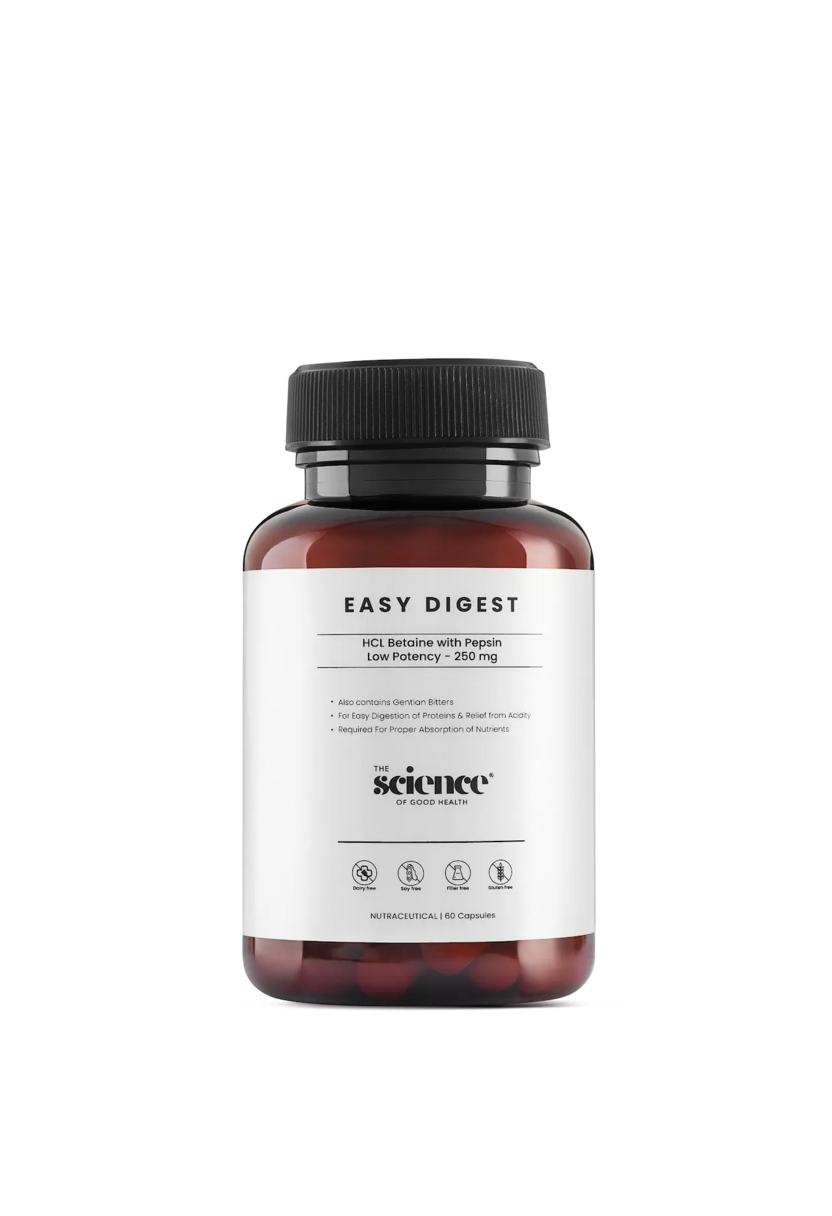 Easy Digest 250 mg – Support for Comfortable Protein Digestion Optimal Metabolism – 60 Capsules