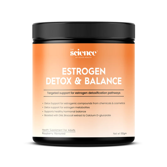 The Science of Good Health Estrogen Detox & Balance — a natural formula supporting healthy estrogen metabolism
