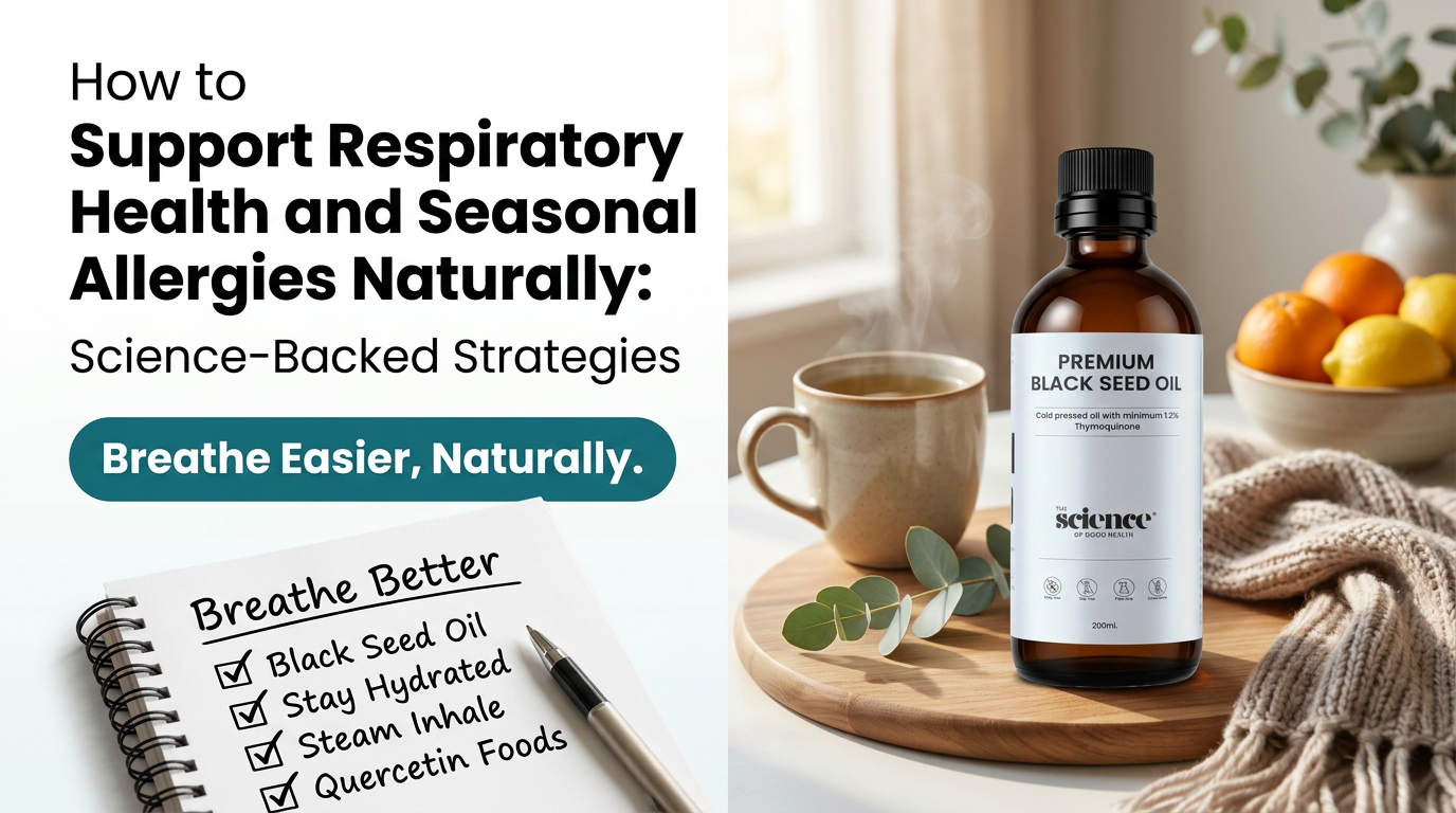How to Support Respiratory Health and Seasonal Allergies Naturally — The Science of Good Health blog hero graphic