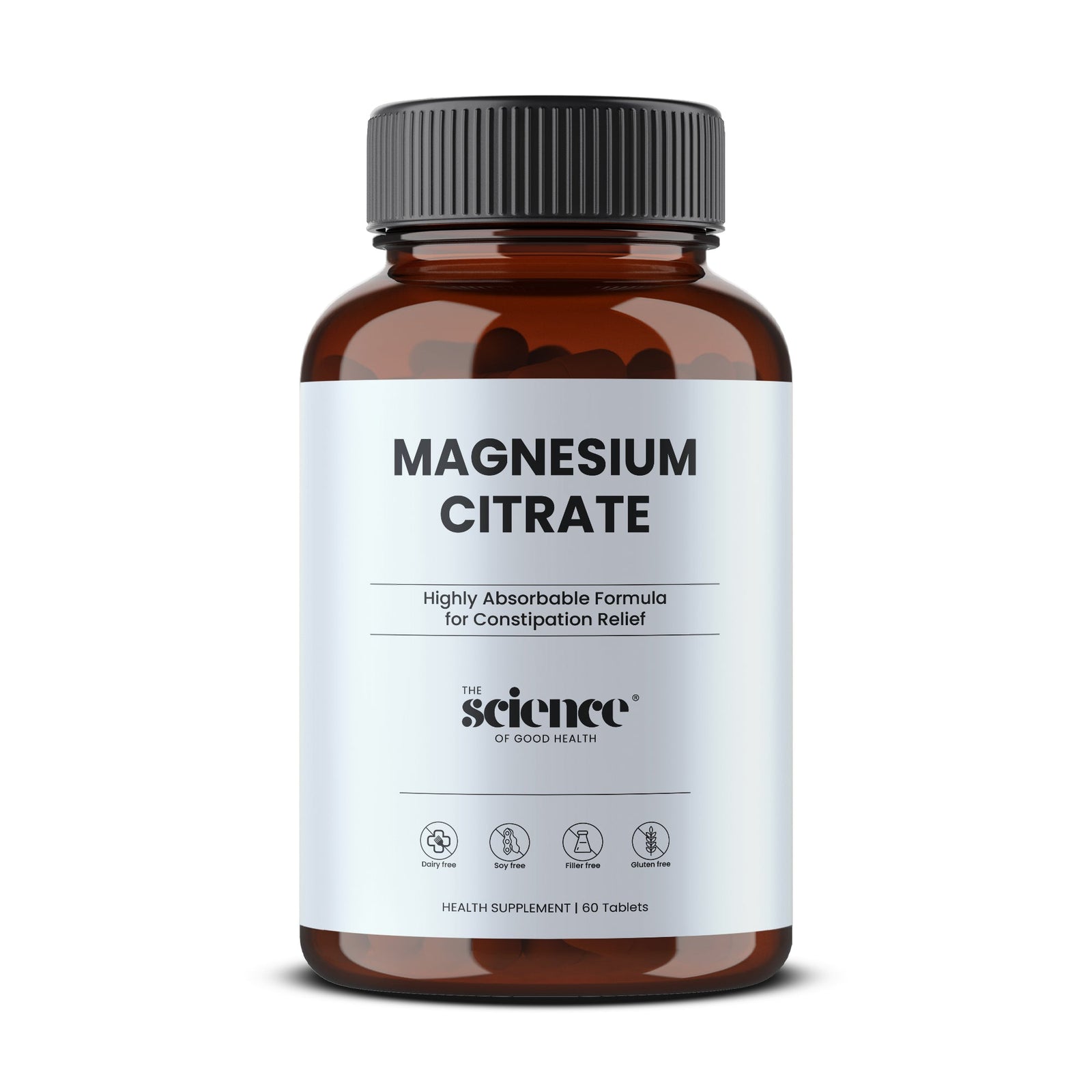 The Science of Good Health Magnesium Citrate Supplement — supports natural, comfortable relief from constipation