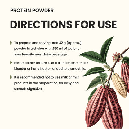 Vegan Chocolate Protein Powder – Plant-Based Muscle Recovery Protein Shake
