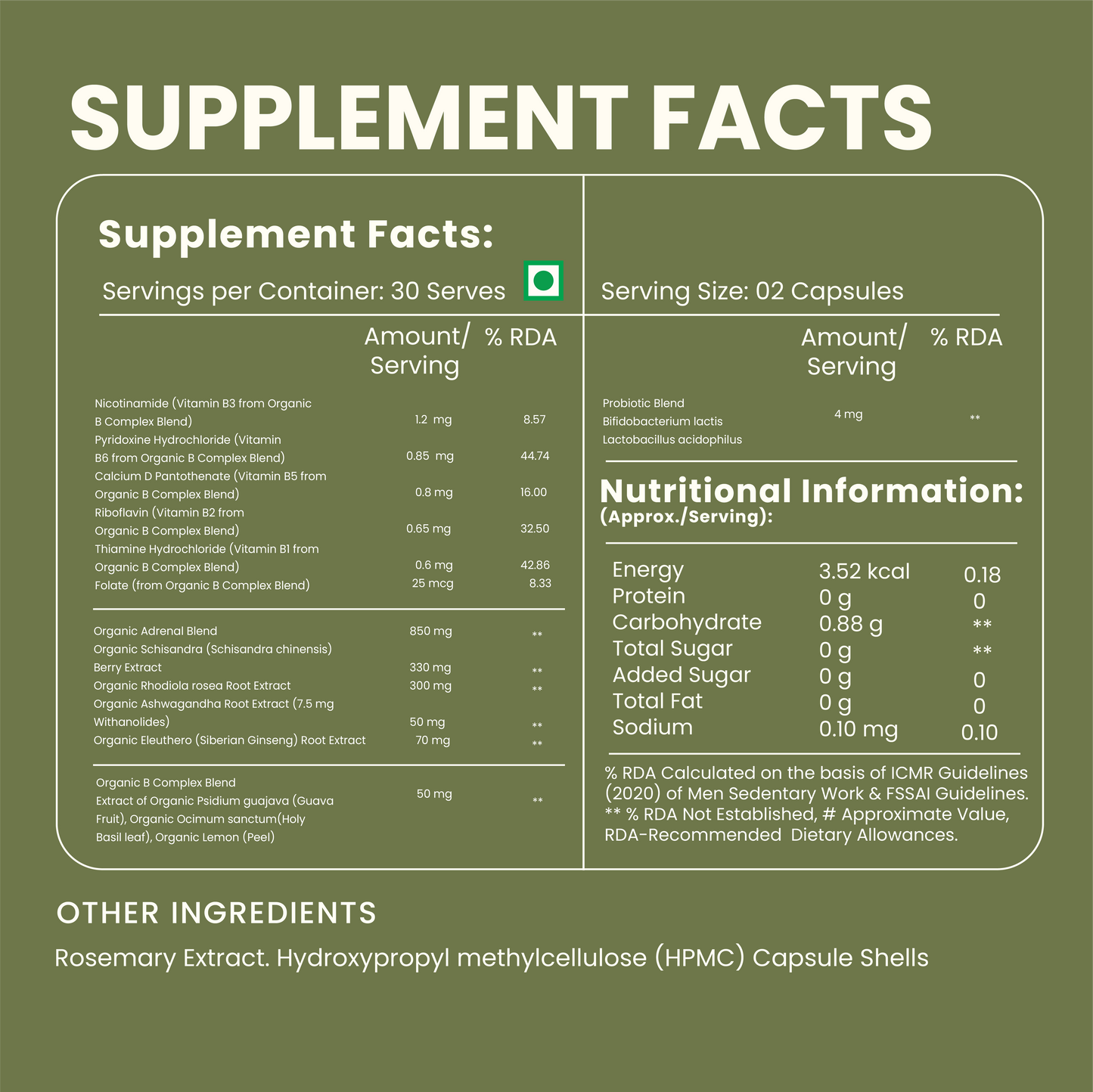 Cortisol Support Supplement – Anxiety Relief, Natural Stress & Deep Sleep Formula