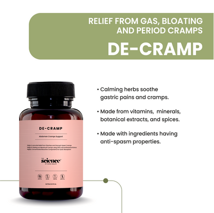 De-Cramp Supplement – IBS & Periods Cramp Relief Formula
