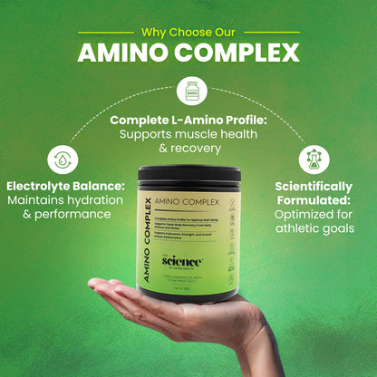 Amino Complex Supplement 228g | 7.8g Serving Size | Amino Acids & Electrolyte Blend
