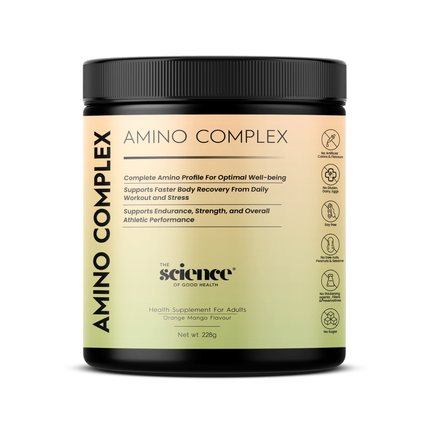 Amino Complex Supplement 228g | 7.8g Serving Size | Amino Acids & Electrolyte Blend