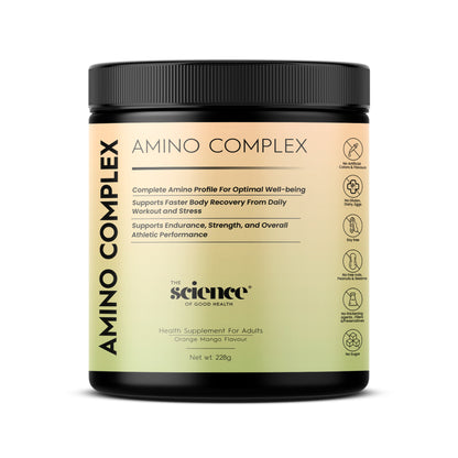 Amino Complex Supplement 228g | 7.8g Serving Size | Amino Acids & Electrolyte Blend