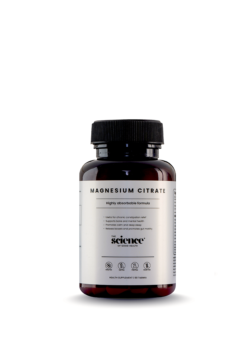 Magnesium Citrate Supplement – Constipation Relief, Muscle Relaxation & Sleep Support