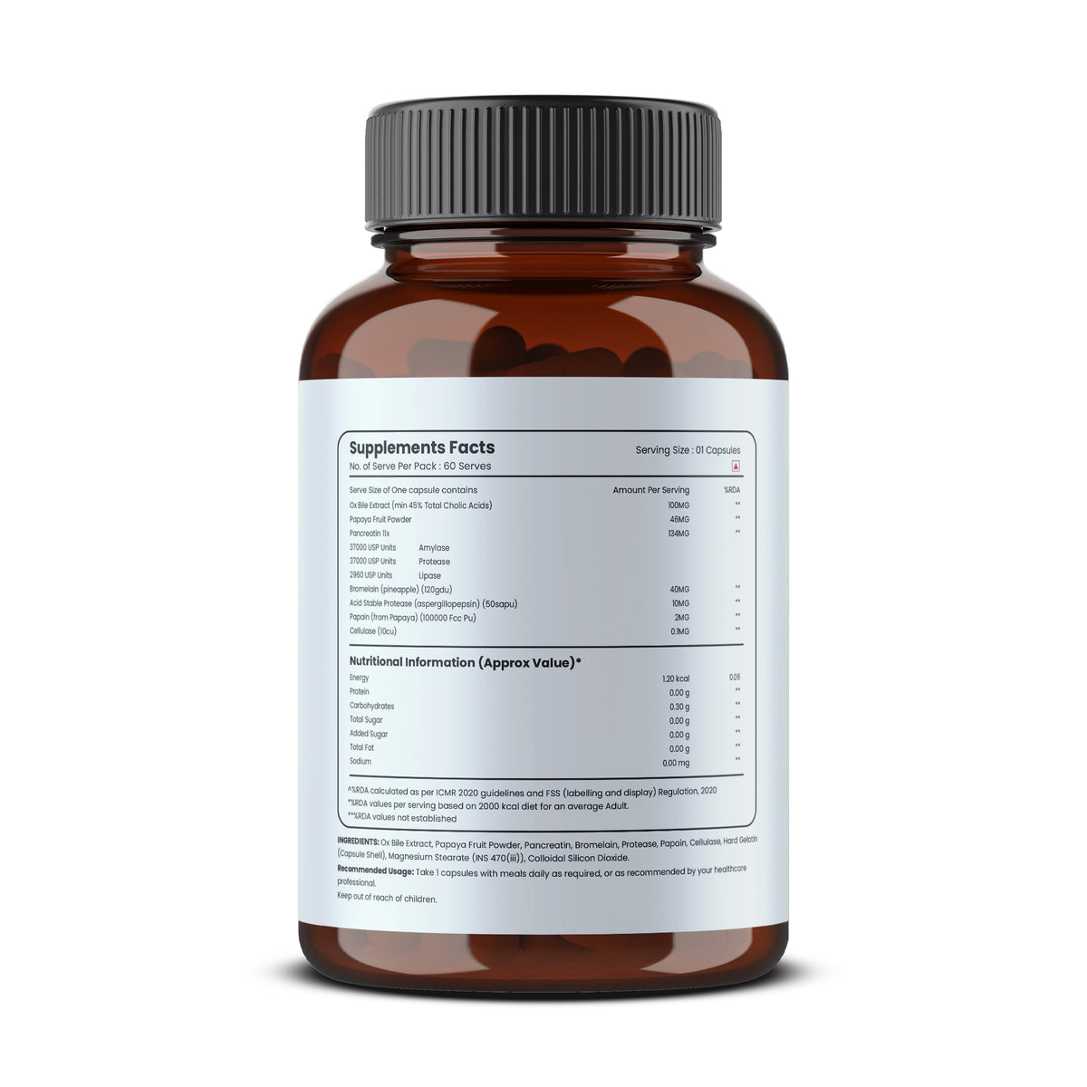 Digestive Enzymes Blend – Gut Health & Nutrient Absorption Support