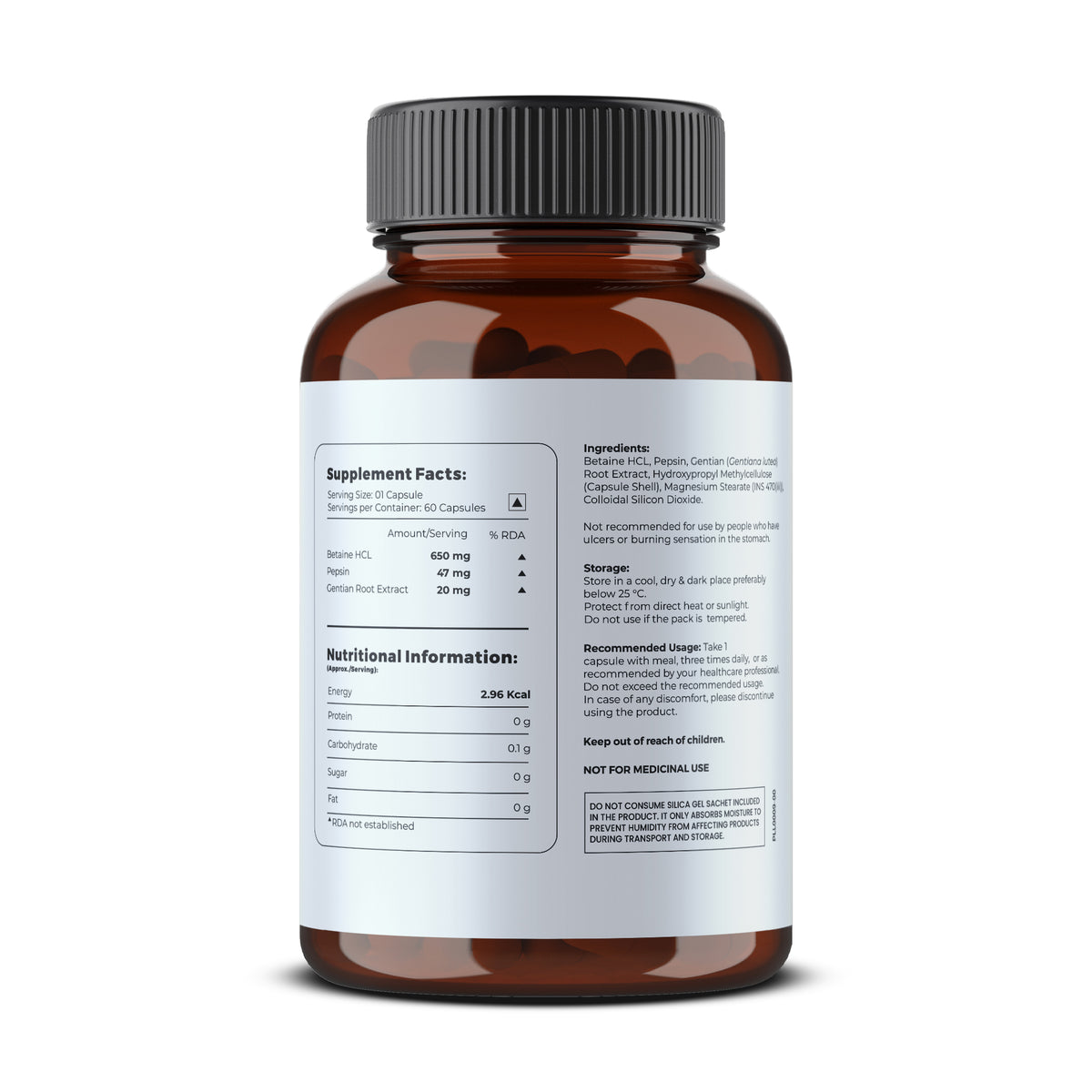 Easy Digest 650 mg – Support for Comfortable Protein Digestion, 60 capsules