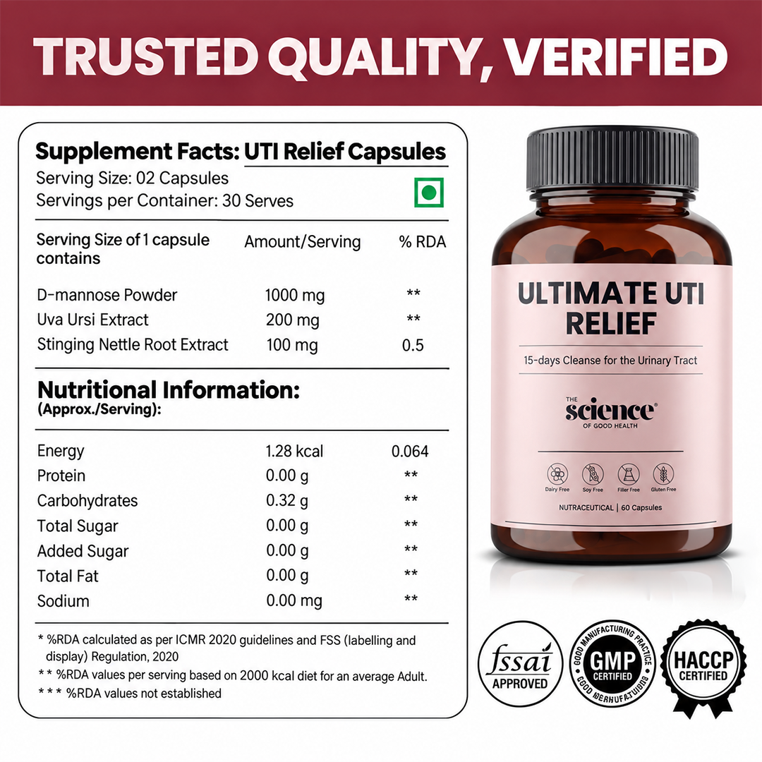 UTI Relief Kit – Pure Cranberry Drops & Urinary Tract Health Support Kit