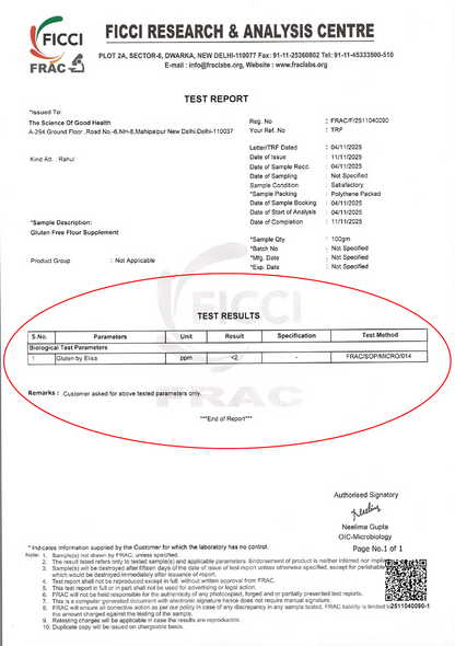 Anti-Inflammatory Gluten-Free Flour, 1 KG