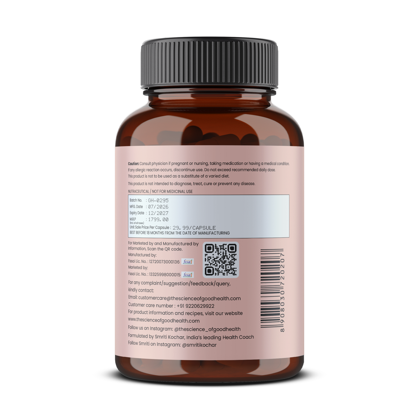 Hormone Balance for Women | Regulates Period Cycles, PMS & Fertility | With Chaste Tree, Shatavari & Evening Primrose Oil | For Menopause & Mood Support | 60 Veg Capsules
