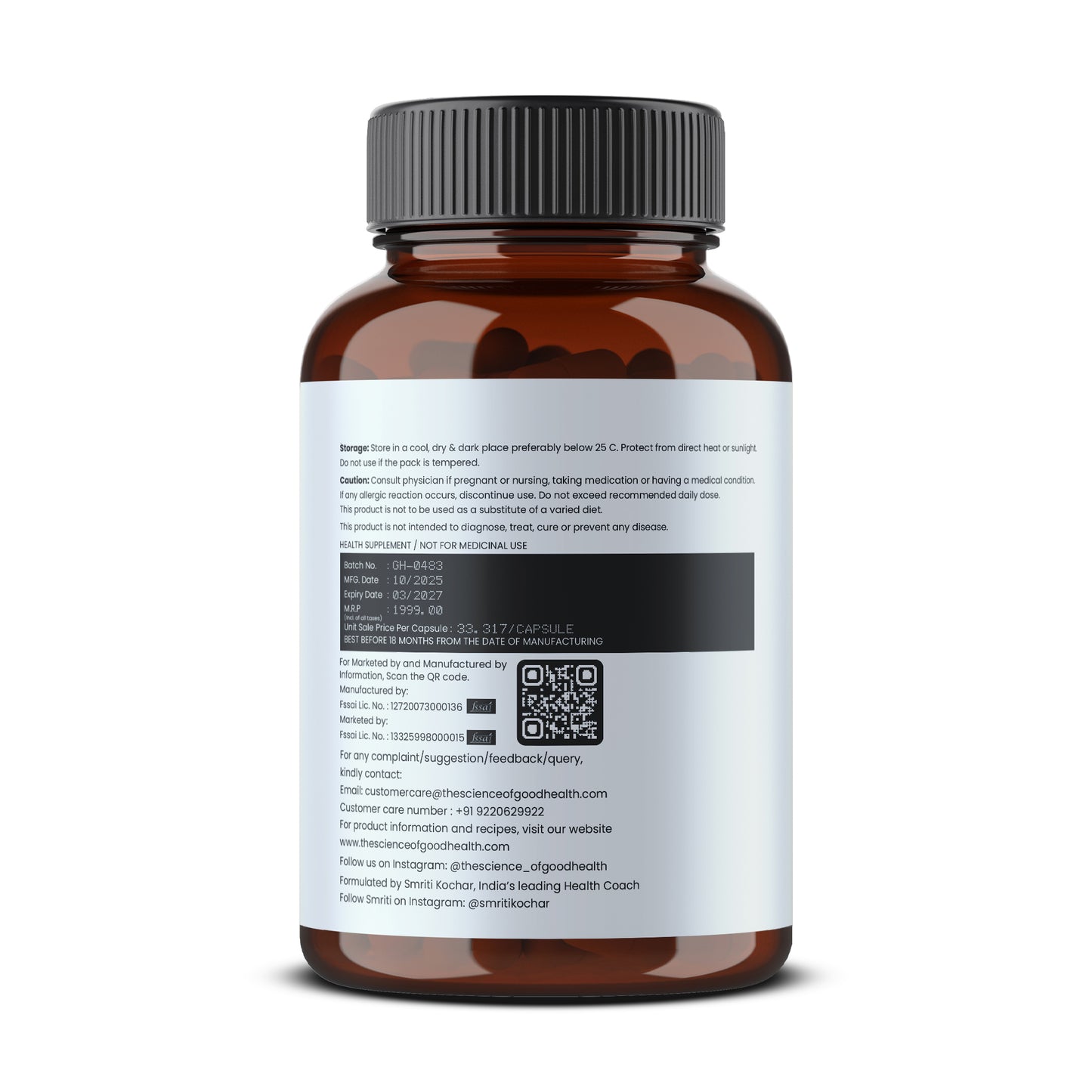 High Absorption B-Complex – Energy & Nervous System Support Optimal Metabolism – 60 Capsules