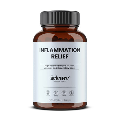 Inflammation relief supplement natural pain allergy respiratory support 60 capsules — The Science of Good Health
