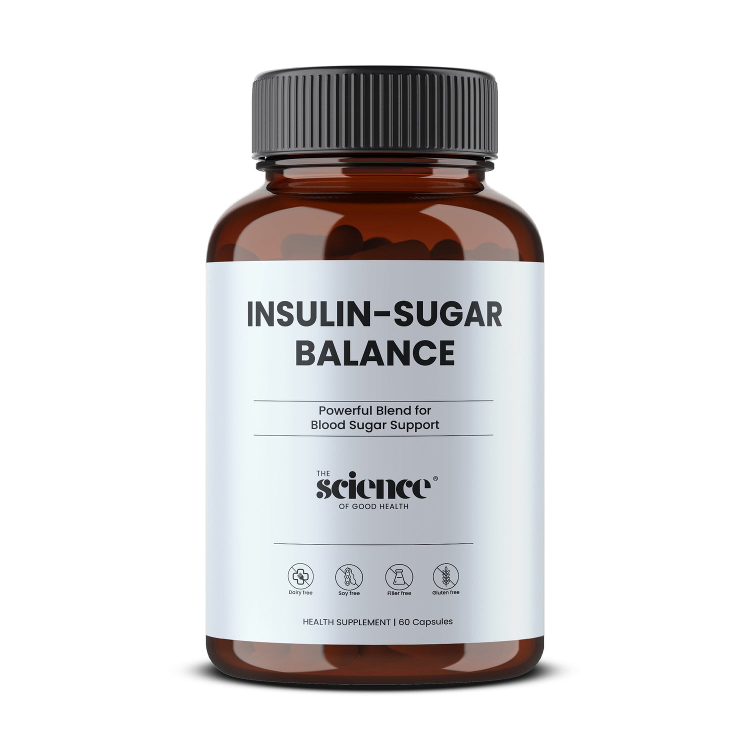 Insulin sugar balance natural blood sugar support supplement 60 capsules — The Science of Good Health