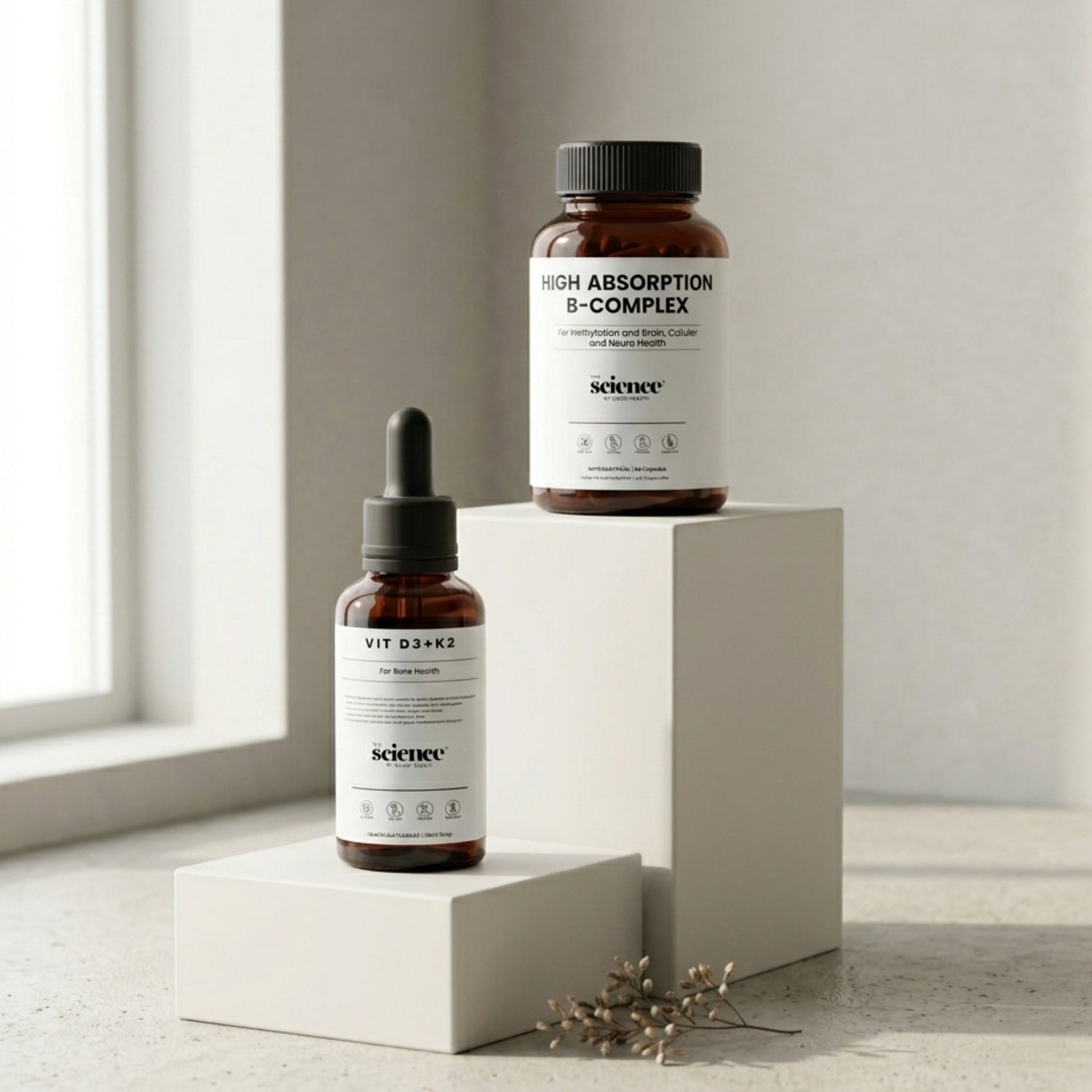 Daily energy stack natural vitality supplement bundle — The Science of Good Health