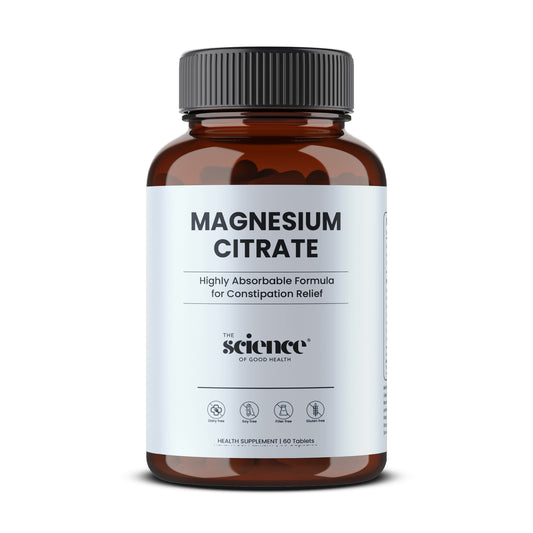 Magnesium Citrate Supplement – Constipation Relief, Muscle Relaxation & Sleep Support