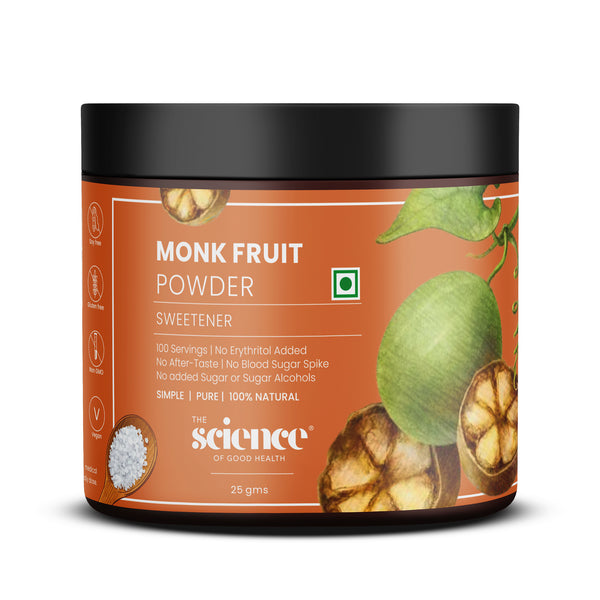 Monk Fruit Sweetener – 100% Pure and Natural Zero-Calorie Sugar Alternative