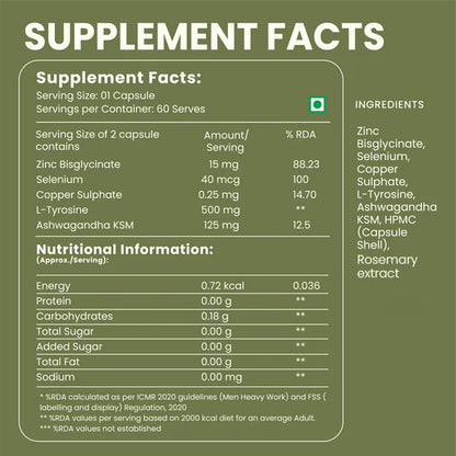 Ultimate Thyroid Support – Energy & Metabolism Boosting Supplement Optimal Metabolism – 60 Capsules