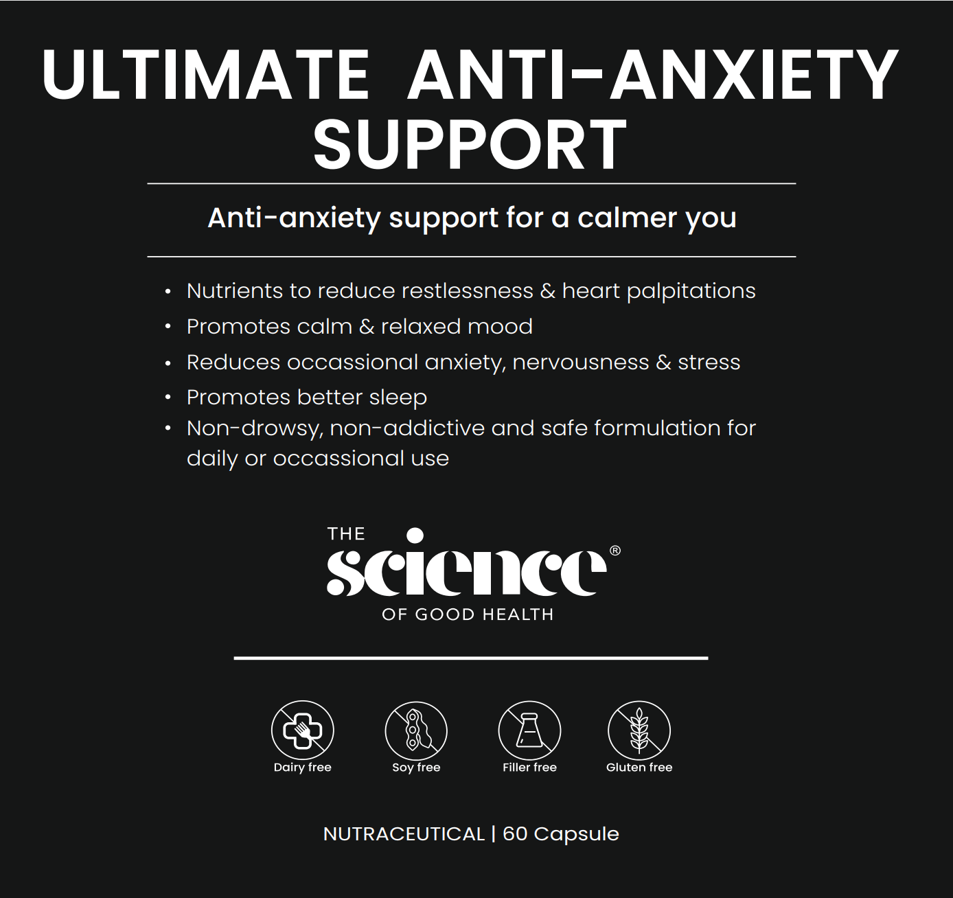 Ultimate Anti-Anxiety Support - 60 Capsules