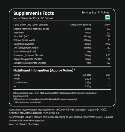 The Ultimate Bone Builder - 60 Tablets