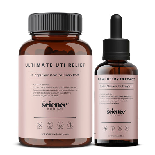 UTI Relief Kit – Pure Cranberry Drops & Urinary Tract Health Support Kit