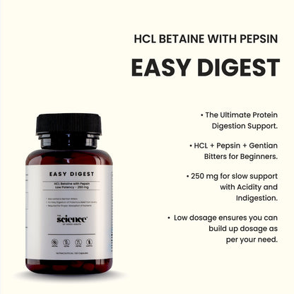 Easy Digest 250 mg – Support for Comfortable Protein Digestion,