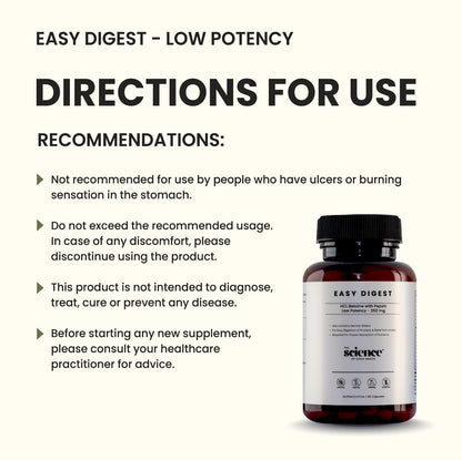 Easy Digest 250 mg – Support for Comfortable Protein Digestion,