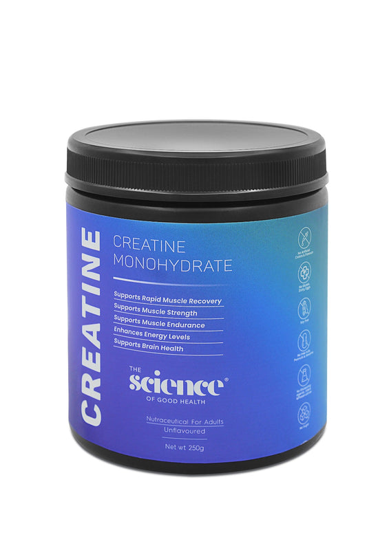 Creatine Monohydrate Supplement - 3g Serving Size | Pure & Potent | Unflavored | The Science of Good Health