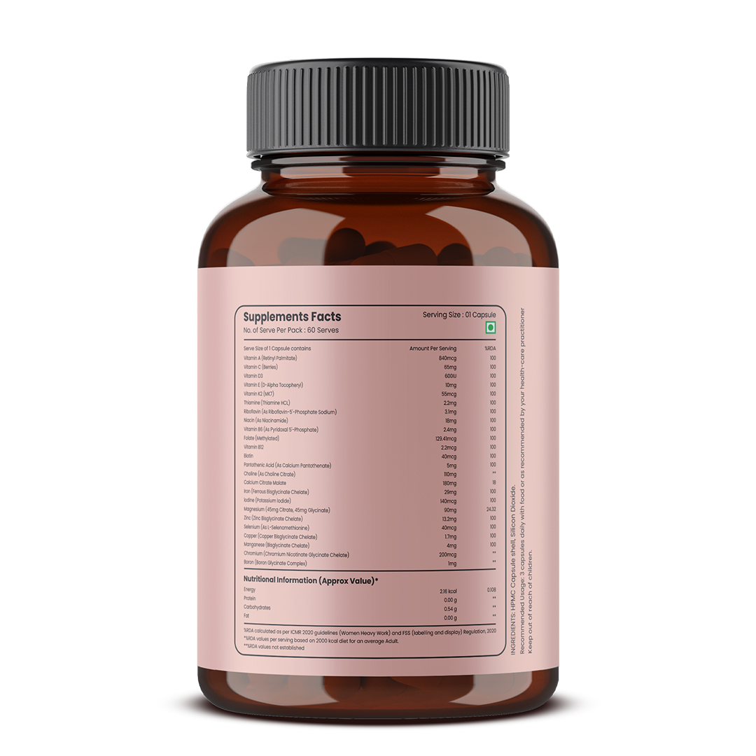 The Ultimate Pre-Natal & Nursing Nutrients - 60 Capsules