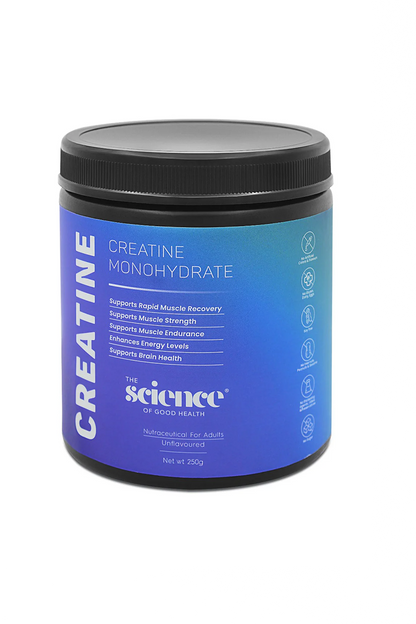 Creatine Monohydrate Supplement - 3g Serving Size | Pure & Potent | Unflavored | The Science of Good Health