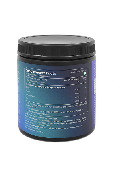 Creatine Monohydrate Supplement - 3g Serving Size | Pure & Potent | Unflavored | The Science of Good Health