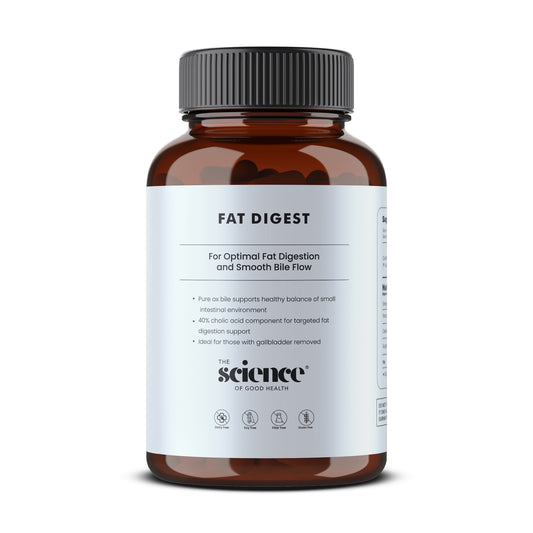 Fat Digest - Ox Bile Extract for Optimal Fat Digestion, 60 capsules