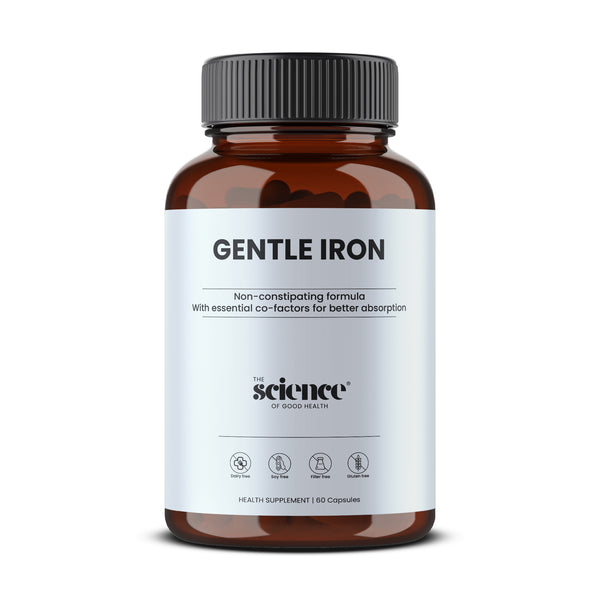 Gentle Iron Supplement – Non-Constipating Iron for Energy & Hemoglobin Support