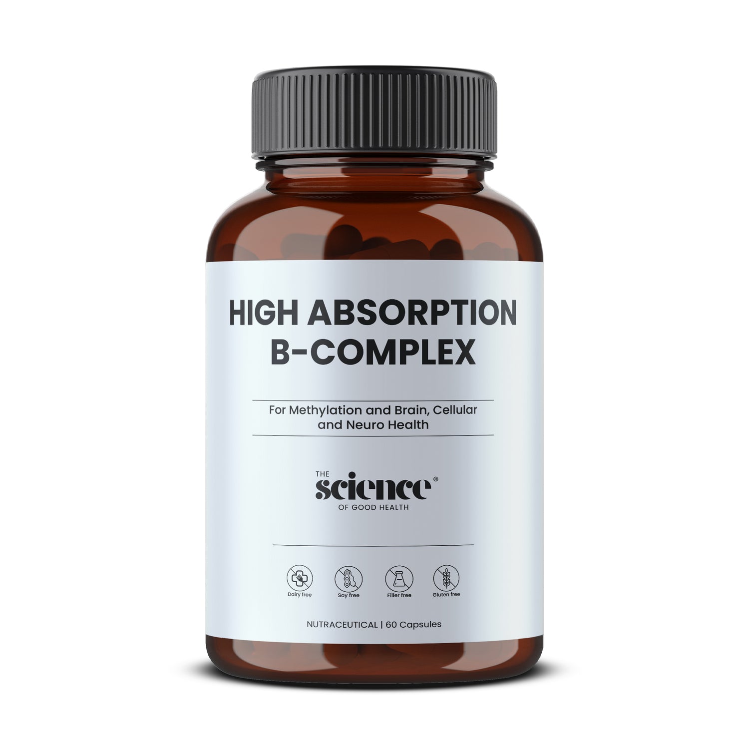 High absorption B-complex supplement energy nervous system support 60 capsules — The Science of Good Health