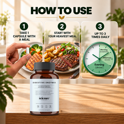 Digestive Enzymes Blend – Gut Health & Nutrient Absorption Support
