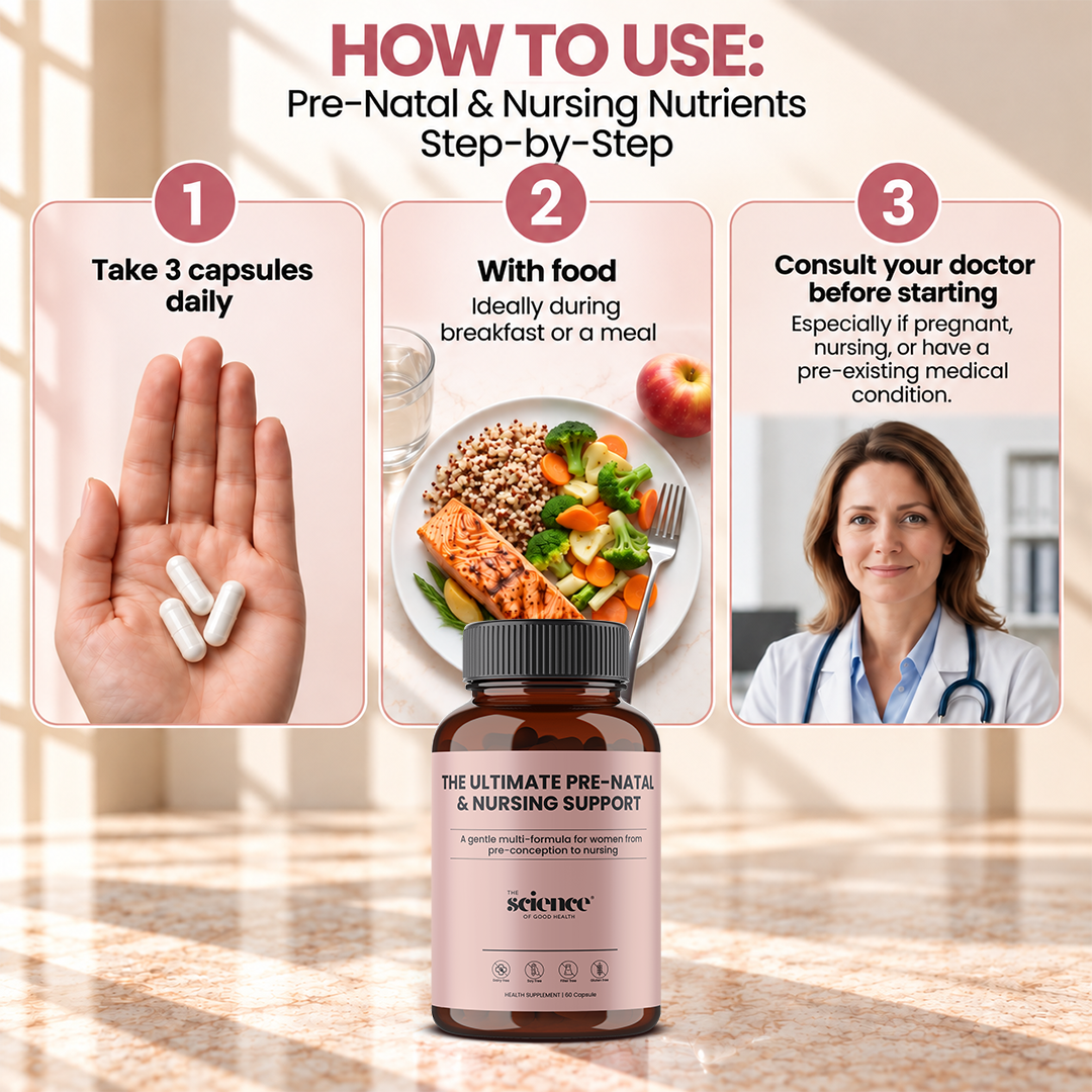 The Ultimate Pre-Natal & Nursing Nutrients - 60 Capsules