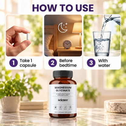Magnesium Glycinate – High Absorption Magnesium for Stress & Sleep Support