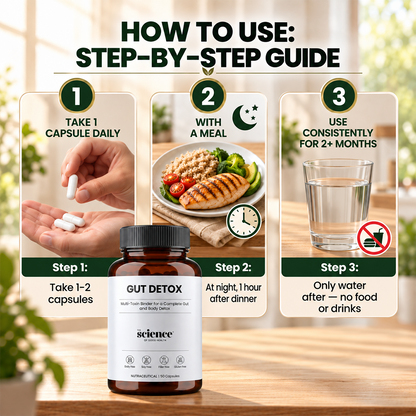 Gut Detox – Natural Strong Binders for Internal Detoxification