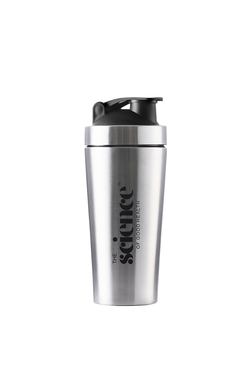 Stainless Steel Protein Shaker Bottle – Durable – Ideal for Gym, Fitness,