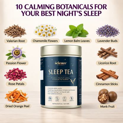Sleep Tea - Natural Relaxation and Calming Blend, 100 Grams